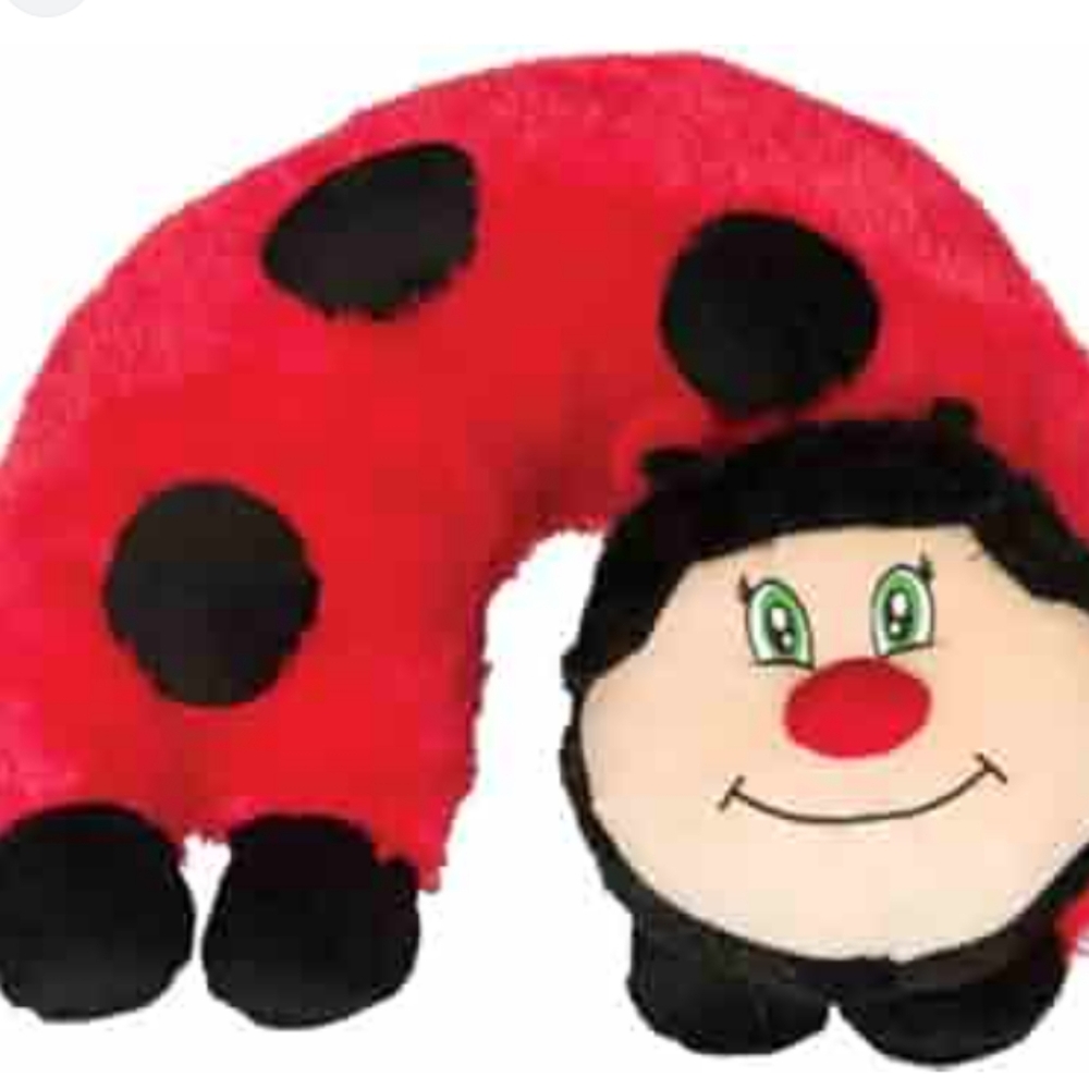 Kelly Toy Large Lady Bug Pillow Chums Kids Neck Pillow